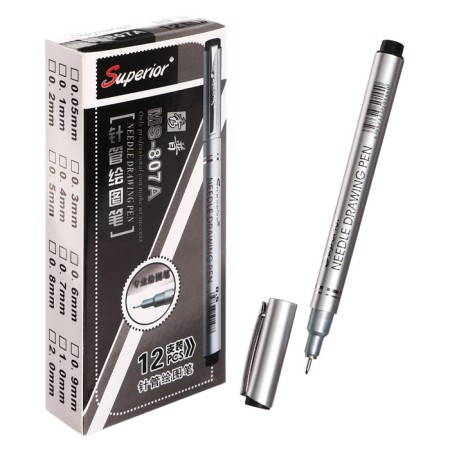 Marker Professional Liner Black, Thin line, 0.5 mm-1