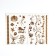 Children's tattoos, 10 × 15 cm, set 2 sheets, gold, "mermaids, shells"