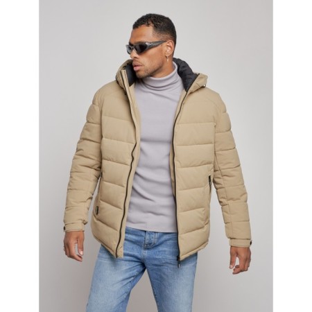 Sports male winter, size 52, beige color-8