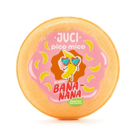 Banana bath bomb, 120 g, banana aroma, Pico Mico-1
