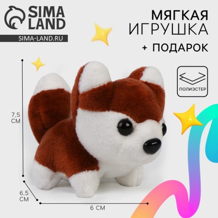 Puzzles with a soft toy "Fox"
