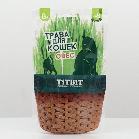 Titbit grass for cats, oats, 60 g