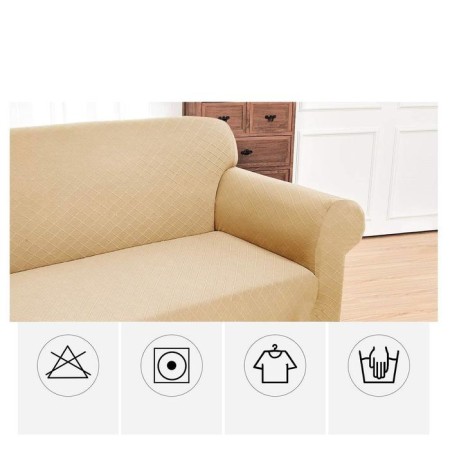 Czech on the sofa "Iliana", double, color milk-4