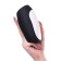 Rechargeable masturbator Erotist hailstorm, silicone, black, 14.7 cm