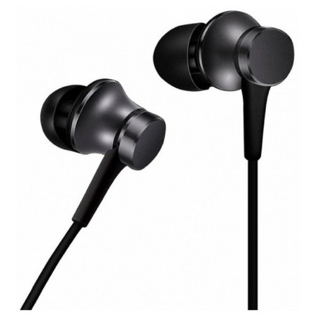 Headphones Xiaomi Mi In-Ear Basic ZBW4354TY, vacuum, microphone, 93 dB, 3.5 mm, 1.25 m, black-2