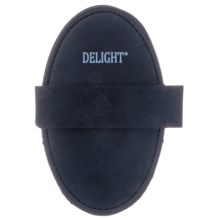 Delight brush rubber, on hand, metal teeth, black-2