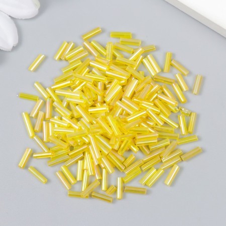 Beads "Zlatka" Glass 10 g, size 3 ", 6 mm, No. 0170 Yellow 93" 78561-1