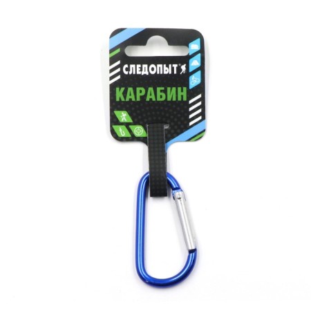 Carabiner "Ranger", 6 cm, aluminum-4