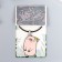 Trick Metal on the cable "Dancing pig with a flower" Emal 9.7 cm