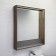 Mirror Comforty Tomari 70, with backlight, dark brown oak color