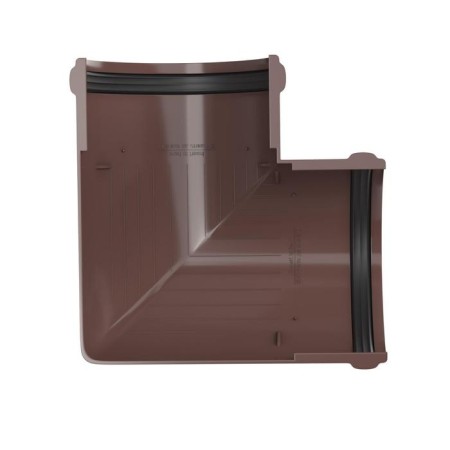 Groove angle 90 ° PVC D125 Brown-3