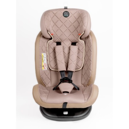 AMAROBABY BRILLANT, ISOFIX fastening, class D, group 0+/1/2/3 (0-36 kg), beige color, beige-8