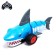 Radio -controlled “White” shark, works from batteries, blue color