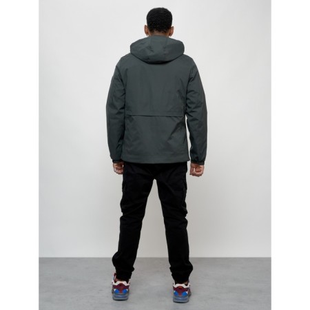 Sports male jacket, size 50, dark gray color-3