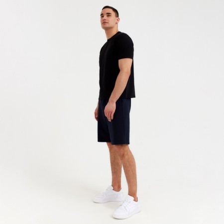 T -shirt men Minaku: Basic Line Man Black Color, size 48-1