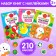 Corizo ​​stickers “Learn colors and animals”, set: 3 pcs. 16 p.