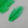Decorative ostrich feather "dark green" h = 15-20 cm