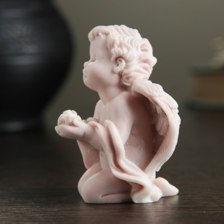 Souvenir "Angel with roses sitting" 6.2cm-1
