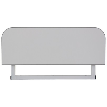Side border prefix for the growing transformer desktop Polini Kids City D2, size 55x20 cm, color gray color