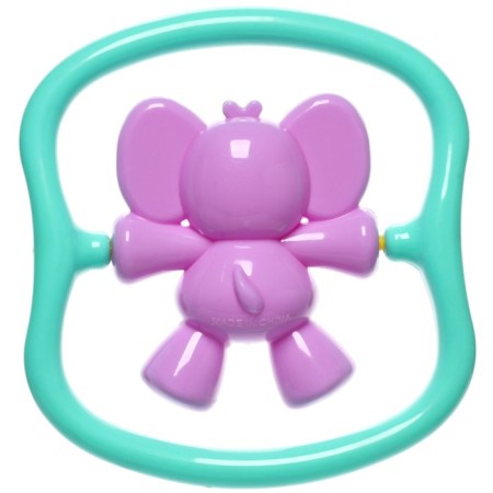 Rattle "elephant", size 14 cm, color mix-3
