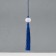 Textile suspension, plastic "Brush. Lotus" blue 1.2x2.7x14.5 cm