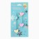 Hair hair clip, 4 pcs, 2 cm, cold heart