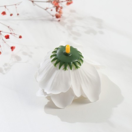Soap petals "Budois Pion. White" 6x6x5 cm-1