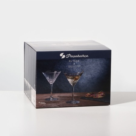 A set of glass glasses for Martini Elysia, 220 ml, 4 pcs-6