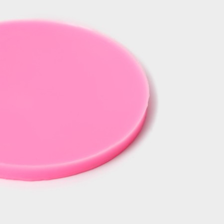 Mold Dolyana "Wings", silicone, d = 8.3 cm, pink color-3