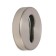 Lockland cylinder overlay, round, satin nickel color, kit.