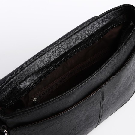 Male bag, black color-4