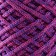 Knitting cord 35% cotton, 65% polypropylene 3 mm 85m/160 ± 10 g (fuchsia/purple)