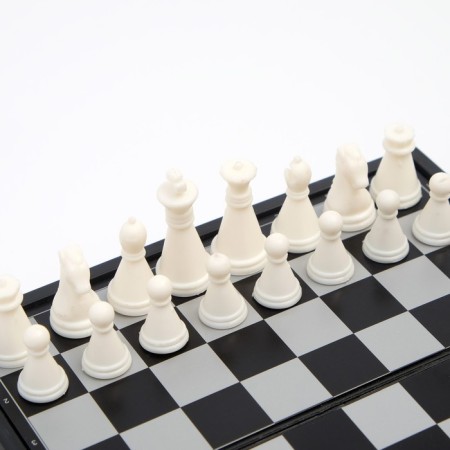 Magnetic chess, 13 x 13 cm, black and white-2
