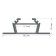 Aluminum profile Apeyron, 28.5x10.4 mm, built -in, 2 m, black Russuars, accessories
