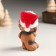 Souvenir Ceramics "Clay Dragon in the New Year's cap" 3.8x3.6x7.2 cm