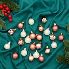 Set of balls plastic D-3 cm, 24 pcs 