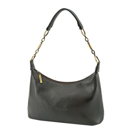 Women's bag B2809-01110, brown color, artificial leather, 27x9x16 cm