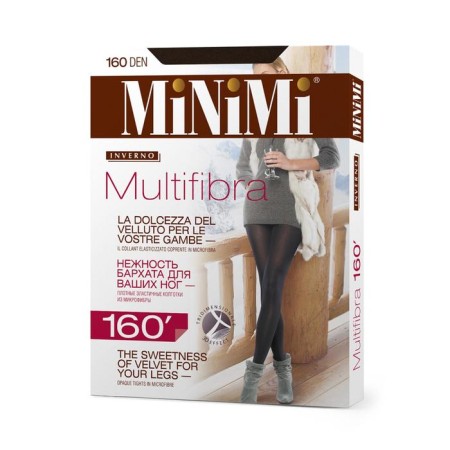 Women's tights Minimi Multifibra, 160 DEN, Size 7, MOKA color-1