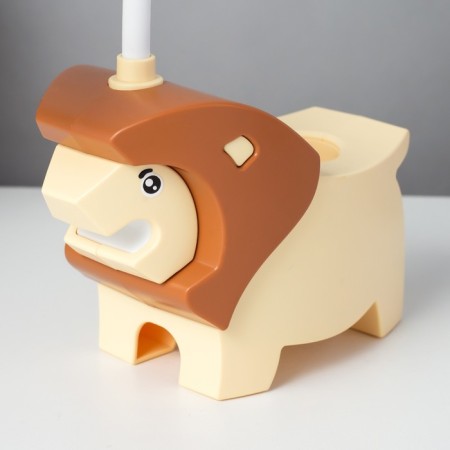 Levnok table lamp LED USB AKB yellow-chocolate 7.5x13x29 cm Risalux-4