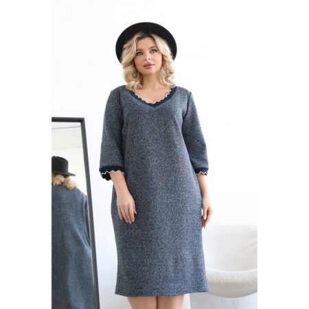 Women's dress, size 56, blue color-9