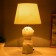 Table lamp "Inc" 1x40W E14 white 22x22x39cm