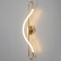 Lamp "bend" LED 16W 3000k gold 26x11x82 cm