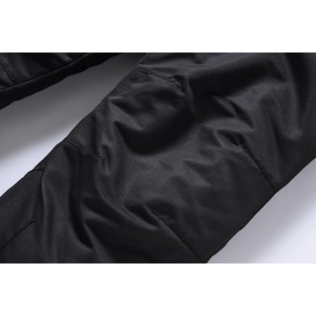 Ski pants for a boy, height 110 cm, black color-4