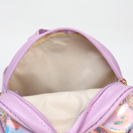 Baby backpack on lightning, lilac color-5