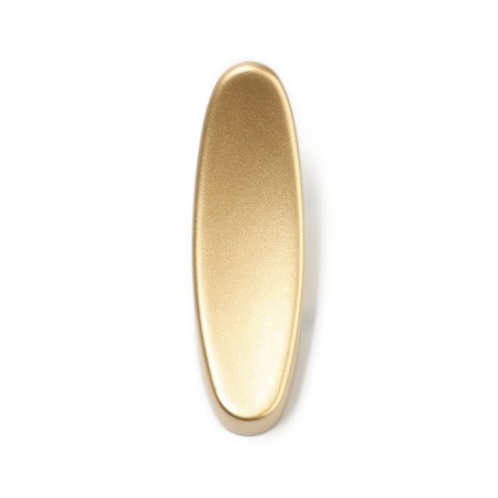 Furniture hook CAPPIO PLATE, one -rod, matte gold color-2