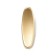 Furniture hook CAPPIO PLATE, one -rod, matte gold color