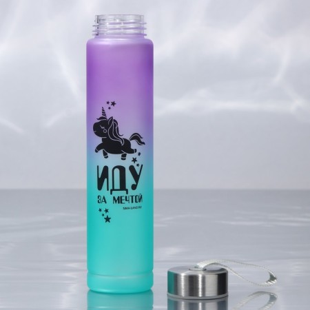 Water bottle "I go for a dream", 300 ml-3