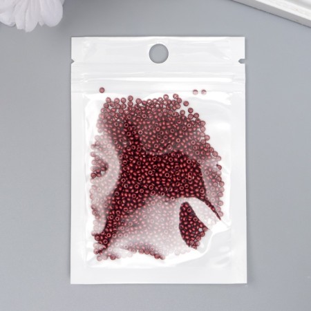 Glass beads 11/0 "metallic. Red tree" 10 g-2