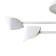 Ceiling chandelier Mantra capuccina, LED, 2100LM, 3000K, 800x150x255 mm, white color