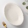 Ceramic oval "airiness", 1 l, white color, white